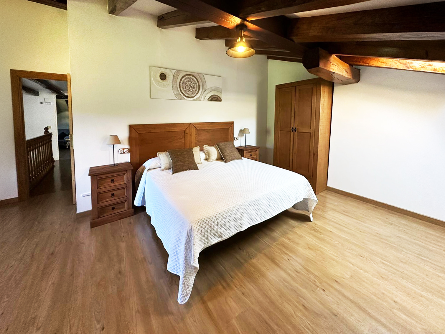 Suite del granero — dormitorio bajo cubierta