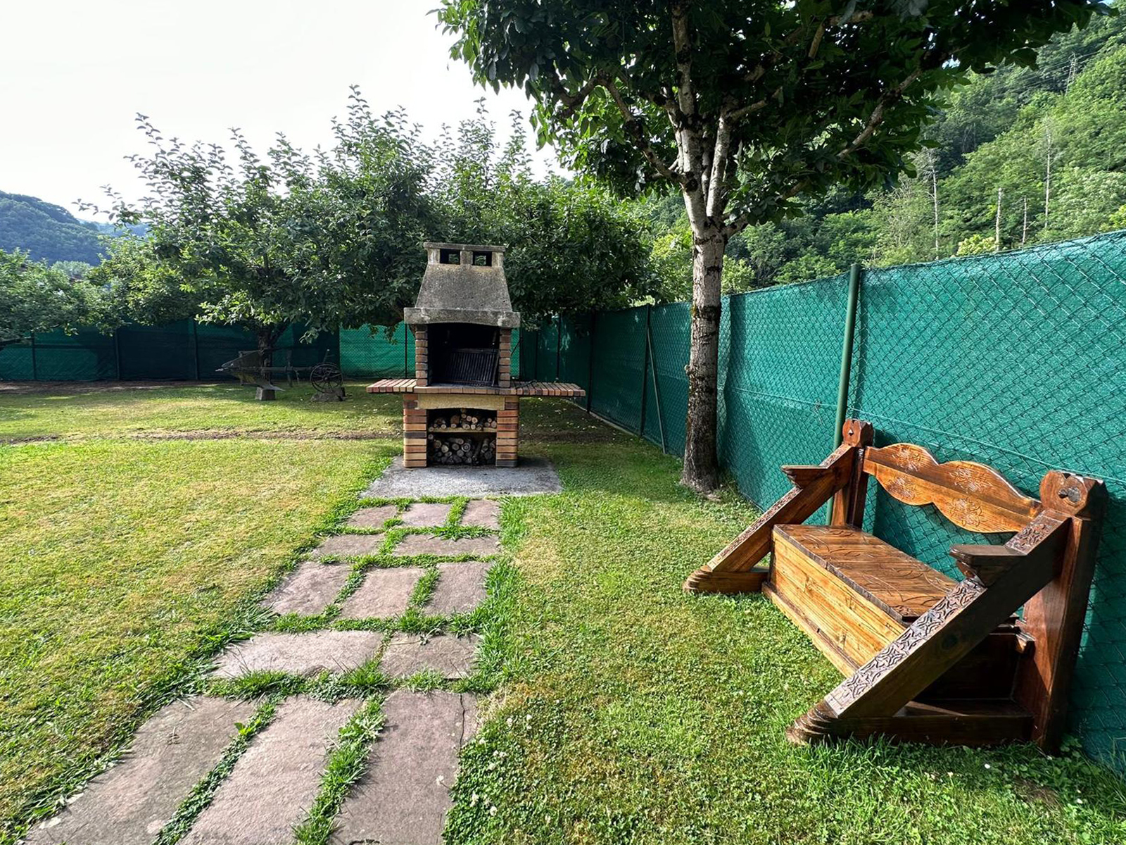 Barbacoa del jardín