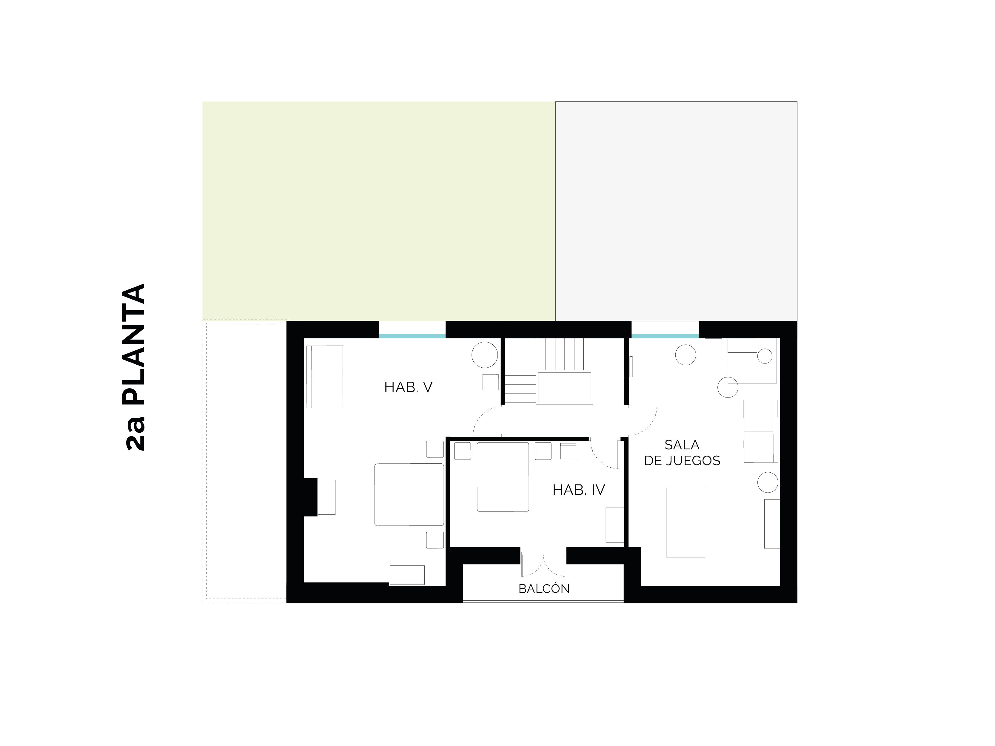 Plano de la segunda planta